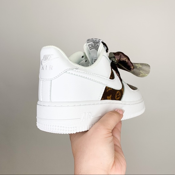 LV AF1’s with Satin Bow 🎀 - Picture 2 of 2